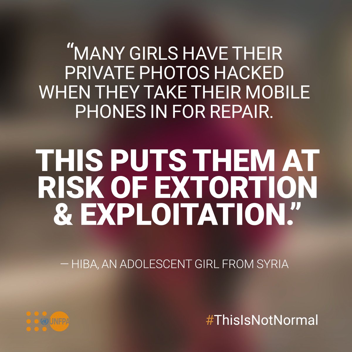 UKforSyria's tweet image. Hiba is working to build a better world for women and girls. She decided to take up a mobile repair course offered at a UNFPA-supported safe space — to help protect herself and others from exploitation and abuse. 🇬🇧 supported @UNFPA is tackling digital violence in #Syria  #IWD