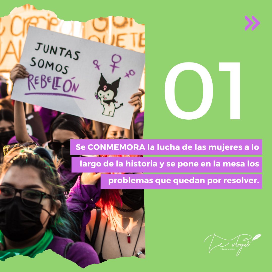 levloguemx's tweet photo. En marco del #8m les dejamos una guía SÚPER BÁSICA para evitar felicitar a las mujeres este día. 🙄

👈🏻 Dale swipe para enterarte. 

📸: @_caresh ✨

—
#8marzo #mexico #diainternacionaldamulher #conmemoracion #feminismo #mujeres https://t.co/XhmIi5XEf9