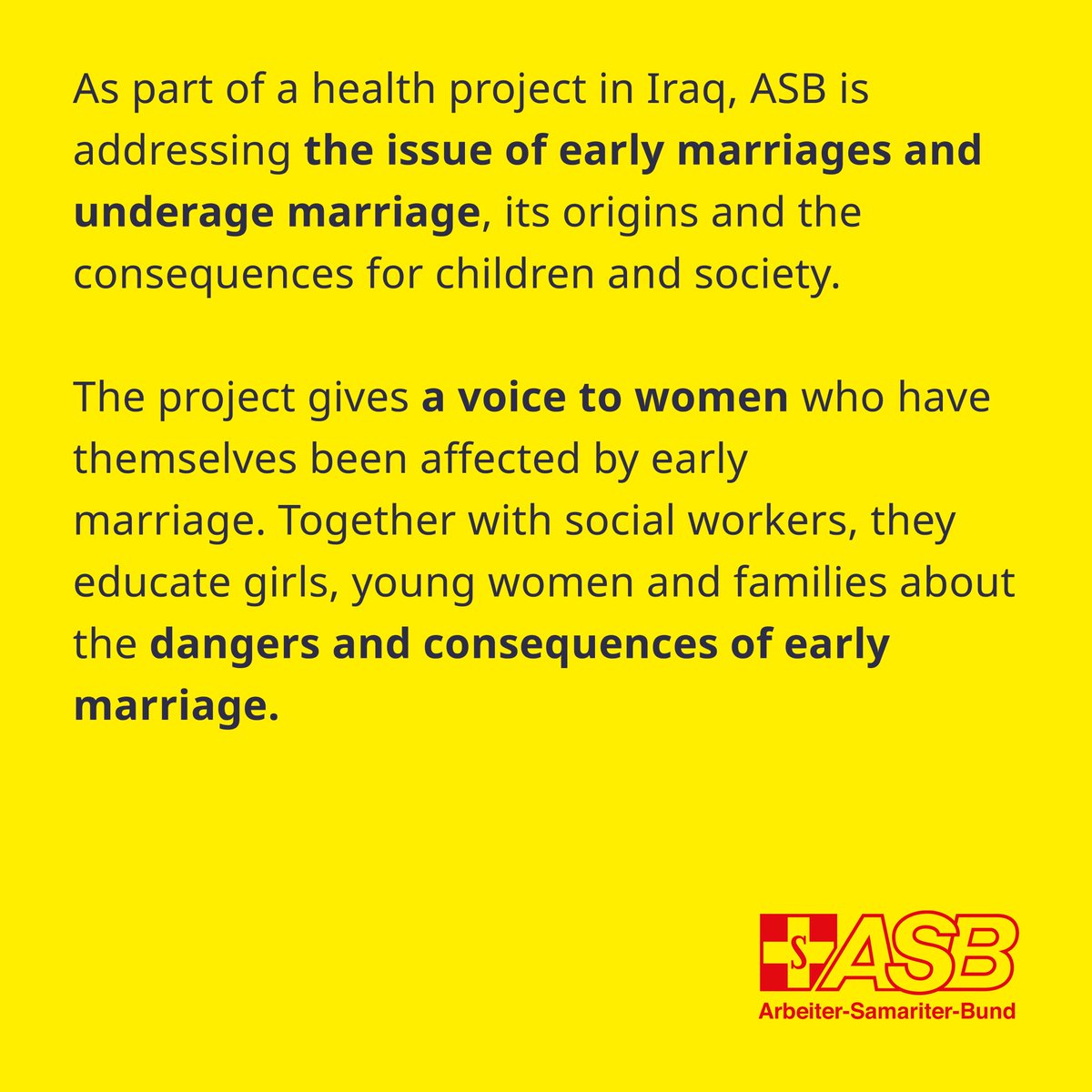 ASB_GE's tweet photo. #asb #wehelphereandnow #arbeitersamariterbund #womensday2023 #equality #women #womenempowerment  #foreignaid https://t.co/2VDuucqjuO