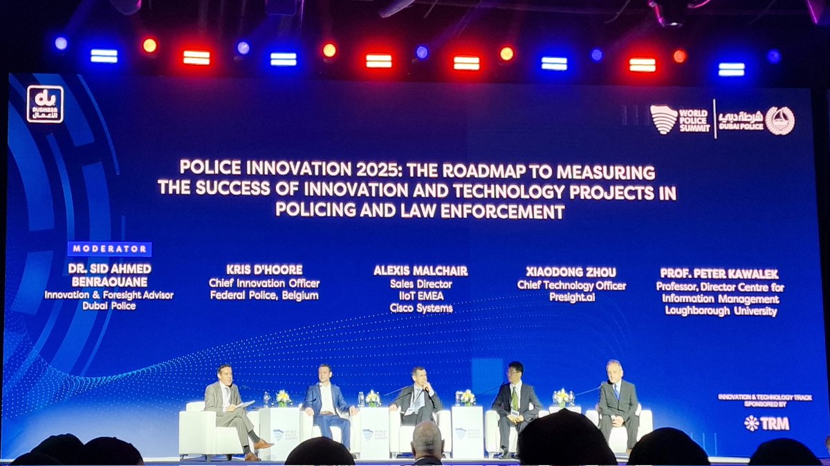 On Technology and Innovation: "It is not about what it can do for Law Enforcement, unfortunately, it's about what our opponents do with it." -Prof. Peter Kawalek at #WorldPoliceSummit <a href="/PoliceSummit/">World Police Summit</a>