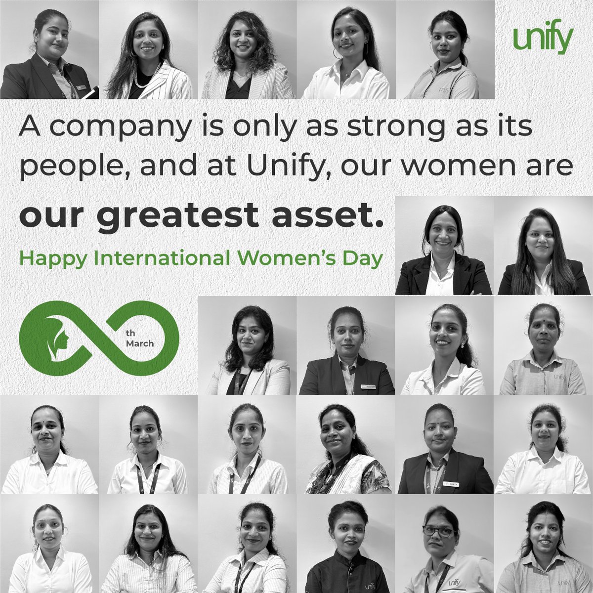 UnifyFM's tweet photo. Our workforce thrives on diversity, with women comprising the majority and bringing unmatched strength, hard work, and dedication.

#WomensDay #HappyWomensDay #InternationalWomensDay https://t.co/gyg5PaKC3h