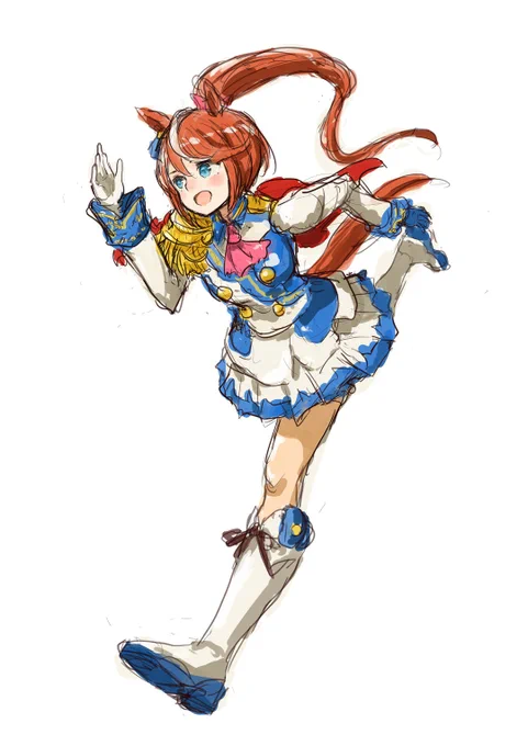 #Sketchドロー  #ウマ娘も3期ということで今のうちにトウカイテイオー  