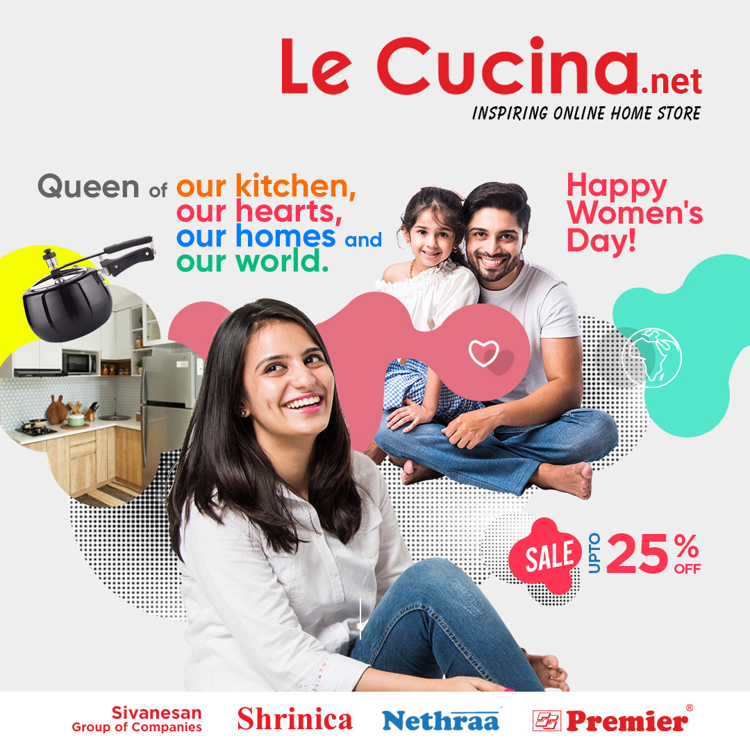SClasticon's tweet photo. Here's to the strong and compassionate women in our life and outside. On this occasion enjoy a discount of up to 25% off on select cookware only at https://t.co/cVlH7GqFSh Offer valid online only.

#WomensDay2023  #lecucina #cookware #kitchenappliance #Sivanesancompany #shrinika https://t.co/LvfFPpUFAC