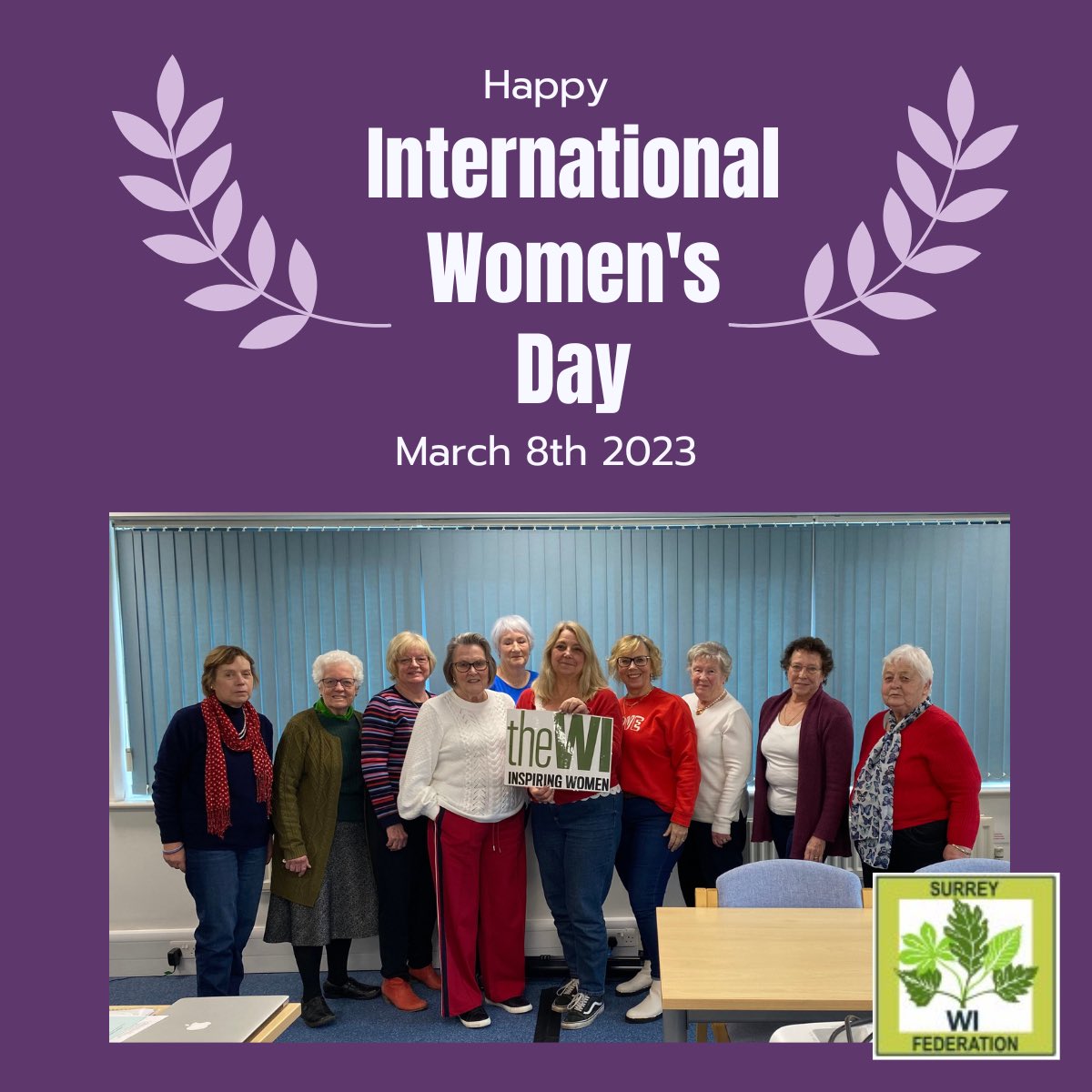 @SurreyFedWI (@surreyfedwi) on Twitter photo Happy #InternationalWomensDay
The 2023 theme is Embrace Equity,
So let’s celebrate those inspiring women that came before us & follow their lead to continue to make change for those that follow.
#InternationalWomenDay2023
#inspiringwomen <a href="/WomensInstitute/">Women's Institute</a> Happy #InternationalWomensDay
The 2023 theme is Embrace Equity,
So let’s celebrate those inspiring women that came before us & follow their lead to continue to make change for those that follow.
#InternationalWomenDay2023
#inspiringwomen <a href="/WomensInstitute/">Women's Institute</a>