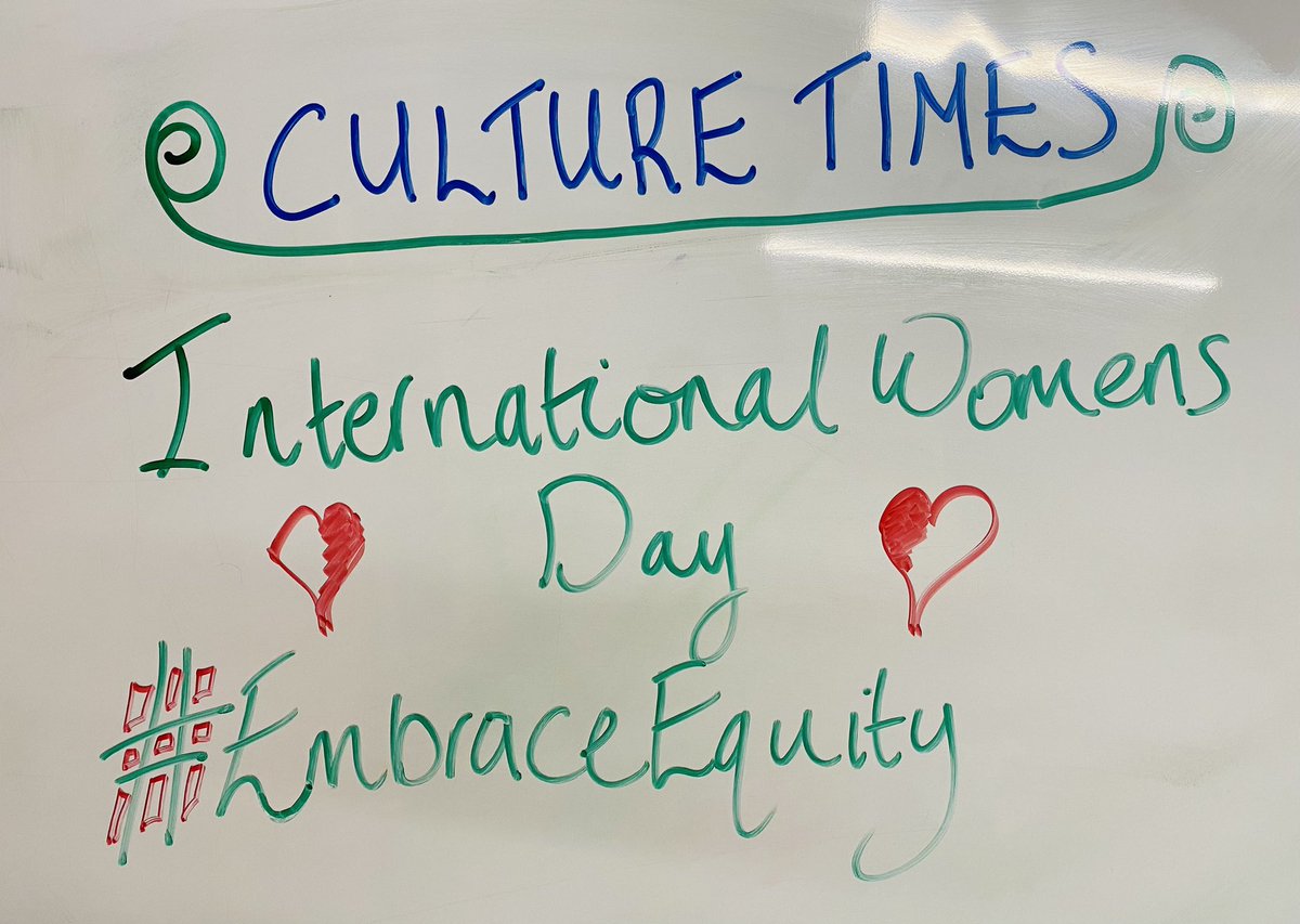 #InternationalWomansDay #embraceequity2023 the 🎨 put to good use this morning. Equality and equity for all people. #standtogether