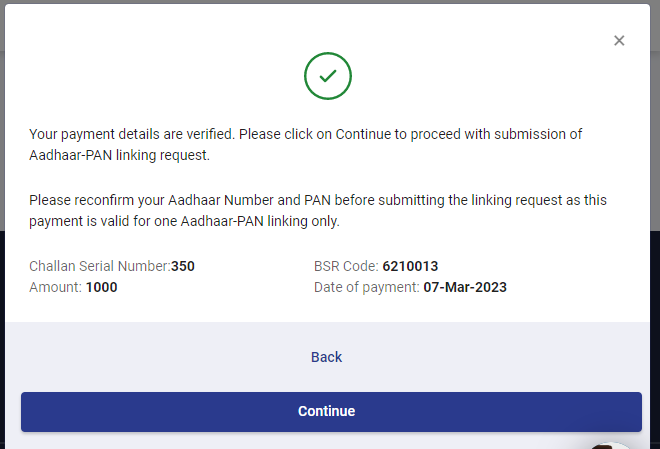 MrPrayashKumar's tweet photo. @IncomeTaxIndia 

What is this issue  i paid penalty of 1000  but when I link adhar card to pan card it's showing this https://t.co/vjkxN6znI9