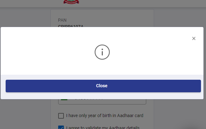 MrPrayashKumar's tweet photo. @IncomeTaxIndia 

What is this issue  i paid penalty of 1000  but when I link adhar card to pan card it's showing this https://t.co/vjkxN6znI9