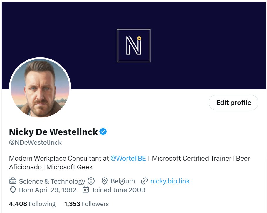 Nicky De Westelinck tweet media