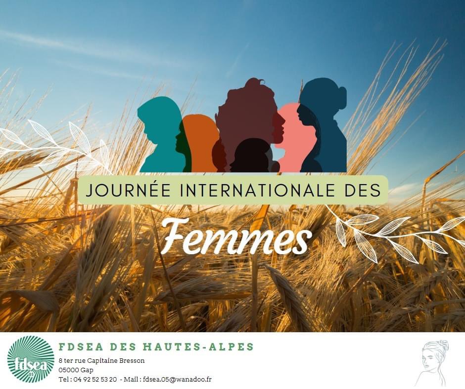 💚👩‍🌾 [#8MARS] JOURNÉE INTERNATIONALE DES DROITS DES FEMMES 👩‍🌾💚 BRAVO à toutes les femmes qui s'investissent dans le monde agricole, qu'elles soient cheffe d'exploitation, salariée, conjoint collaborateur, ... 👏 🚺👩‍🌾
#agriculturefrancaise #journeeinternationaledesdroitsdesfemmes