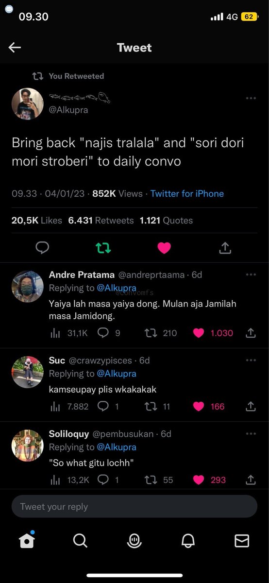 convomfs's tweet photo. 💭 cung yang pernah ada di jaman kalimat2 kaya gini😭 ☝️ https://t.co/8eHvY4MjLV