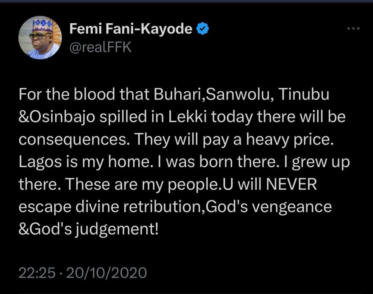 LuckyAlfred16's tweet photo. @realFFK Posterity will judge you https://t.co/JezuktBlLR
