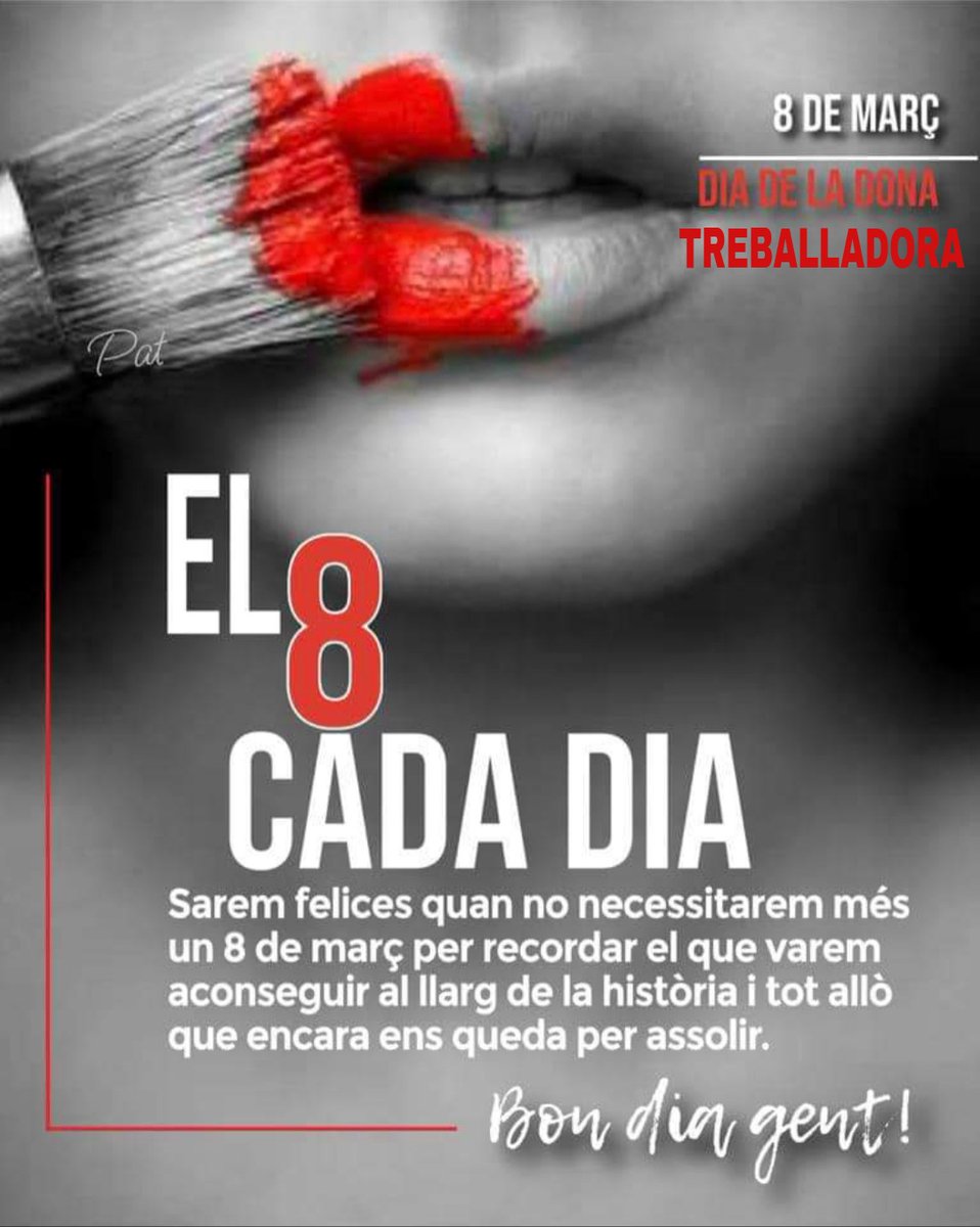 purificacionmor's tweet photo. La prova per saber si pots fer o no fer una feina no hauria de ser l'organització dels teus cromosomes” (Bella Abzug).
#8MarçAbolicionista
#ResQueCelebrar
#MoltPerLluitar https://t.co/Jo1yfZTqDu