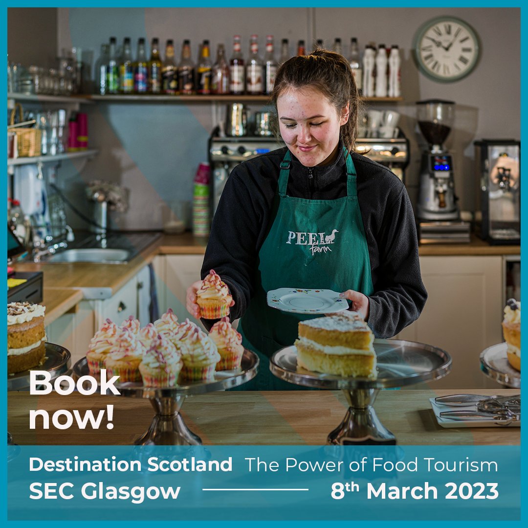 We're on our way to @ScotHot2023 ! Great to see our Member's @PeelFarm
 @peelfarmholida1 featured on the promo materials! @GoRuralScotland @investinangus @appetite4angus #Scottishtourism @scotfooddrink #ScotHot2023 #AngusTourism