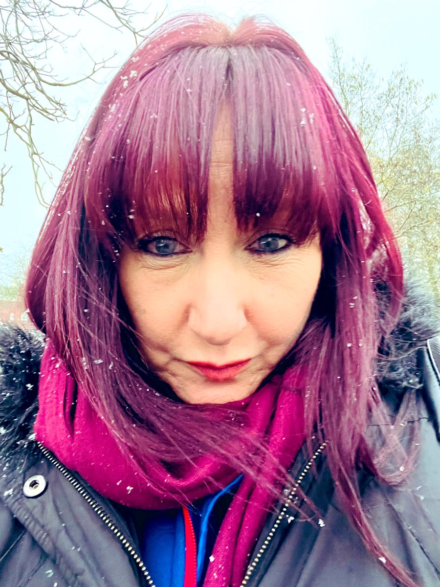 zinkabell's tweet photo. We have snow!! #mywalktowork ❄️❄️❄️ https://t.co/VGY0mZp1DO