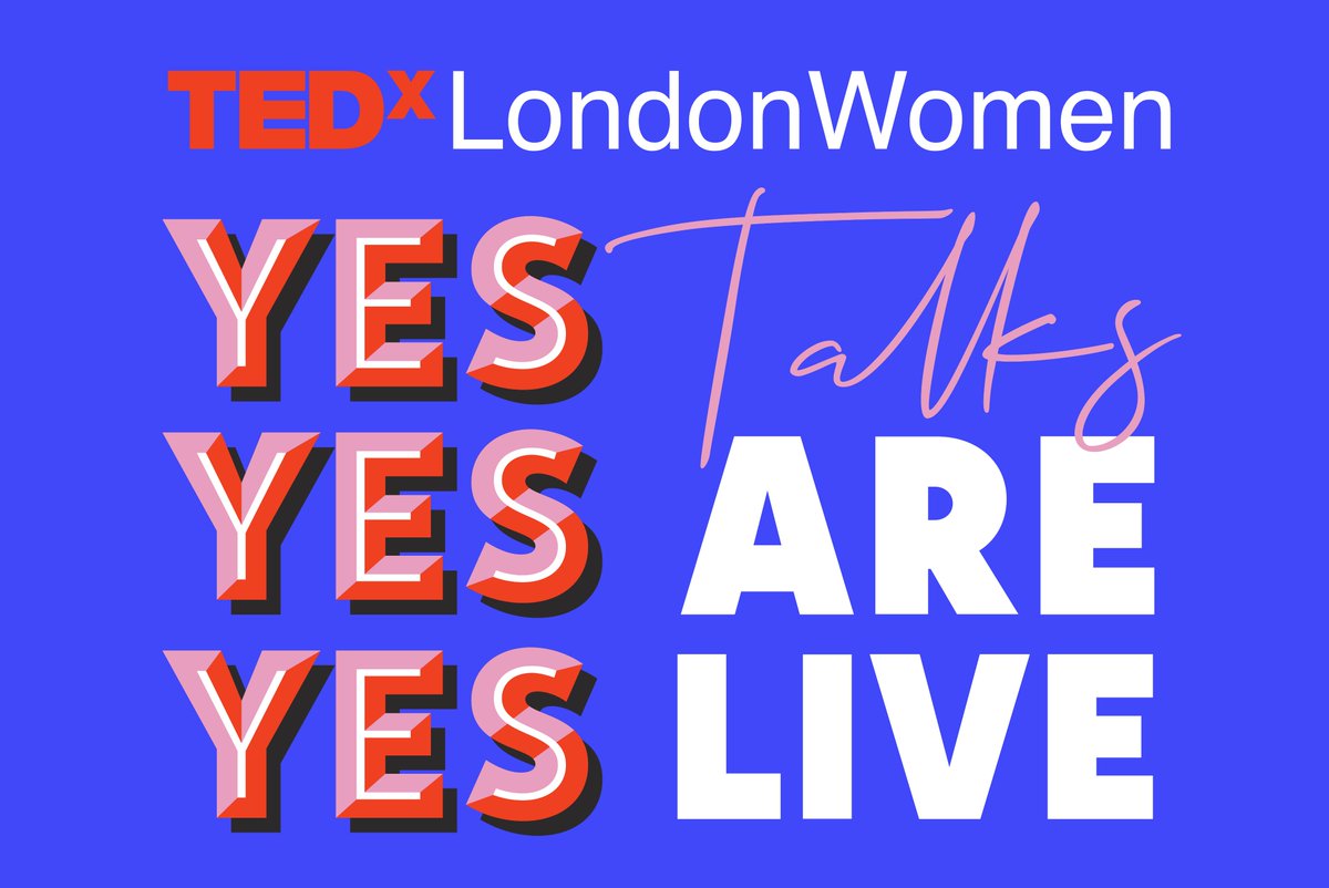 #TEDxLondonWomen talks are LIVE! 🙌🙌 Congratulations to @annekadeva @JoLatuSanft @feruza_afewerki @janeyjstarling @mysweetiemysuga @ben_pechey @SaharZand @RubinaPabani @Poppy_Jay_ Watch now: bit.ly/TxLWTalks23