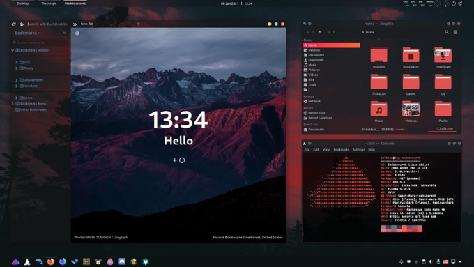 18 mind-blowing Linux themes for your inspiration (setup details ...