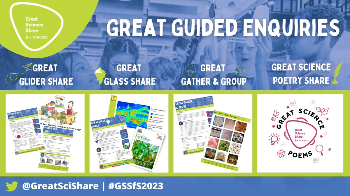 Last week, we were thrilled to share three Great Guided Enquiries on the theme of Science Around us, new for 2023! Have you checked out what's on offer yet? greatscienceshare.org

<a href="/OfficialUoM/">The University of Manchester</a> <a href="/BASF_UK/">BASF UK</a> <a href="/ogdentrust/">Ogden Trust</a> <a href="/pstt_whyhow/">Primary Science Teaching Trust</a> <a href="/CcComino/">NWCC</a> <a href="/royalsociety/">The Royal Society</a> <a href="/LinneanSociety/">The Linnean Society of London</a>