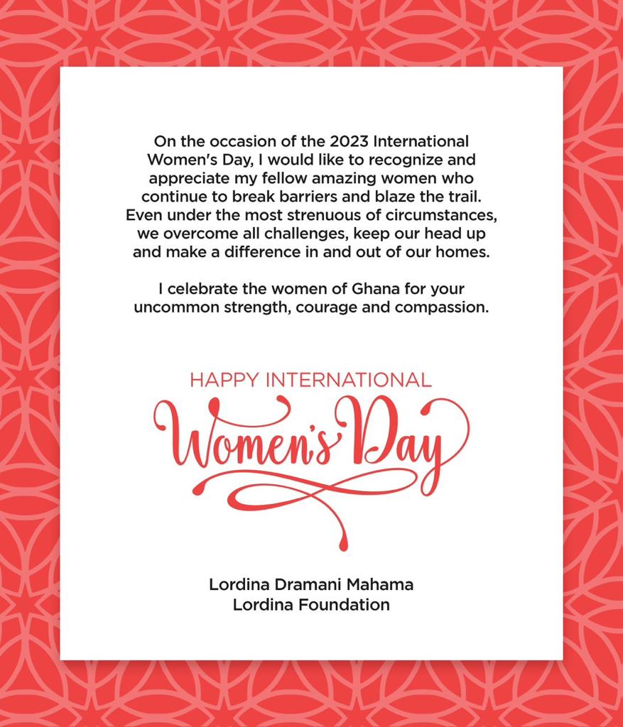 Lordina Mahama (@mrsmahama) on Twitter photo #WomensDay2023 #WomensMarch2023 #WomensDay2023 #WomensMarch2023