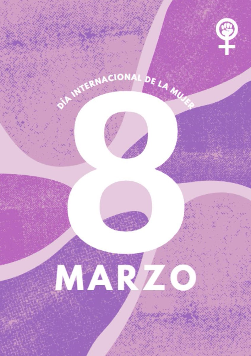 Hoy 8 de marzo se celebra del día de la mujer.💜
