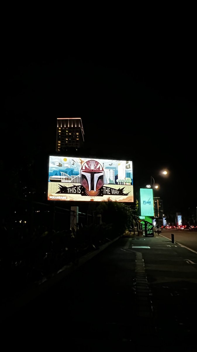 GM! It feels good and proud to be one of the illustrators who respond to the helmet of one of the characters in the original STAR WARS TV series, The Mandalorian. I represent Pekanbaru, the capital of Riau province, where I was born and raised. This city has a rich history and