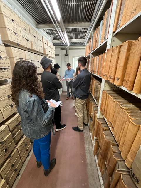 Another successful class visit to the HHStA in the books. These are images from last Friday's tour of the #archives of the #HolyRomanEmpire.