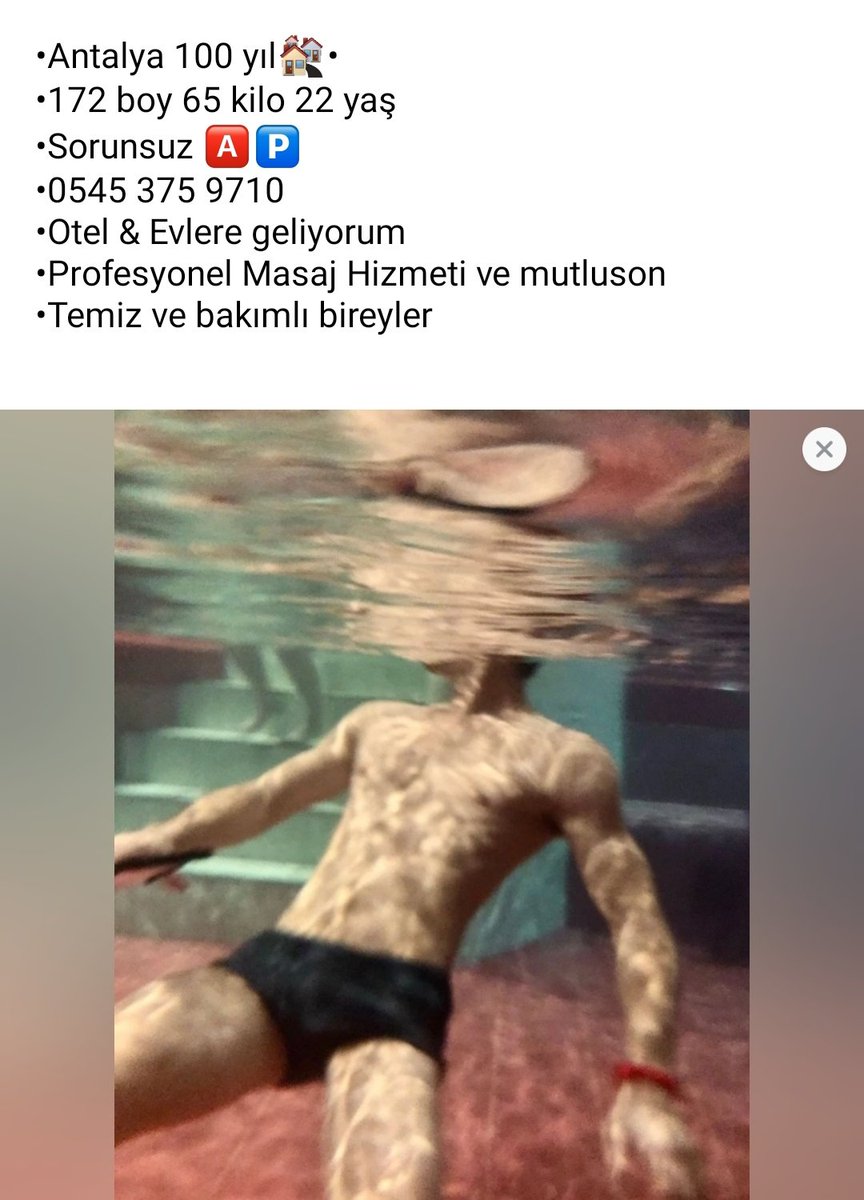 Merhabalar
Cenk ben ♂️♂️
100yıl Güllük kavşağı
•545 375 9710 📞
23 yaşındayım
65 kiloyum
170 boyundayım
Sihirli ellerle masaj 💆💆‍♂️
Duş imkanı🚿
#antalyaaktif
#antalyapasif