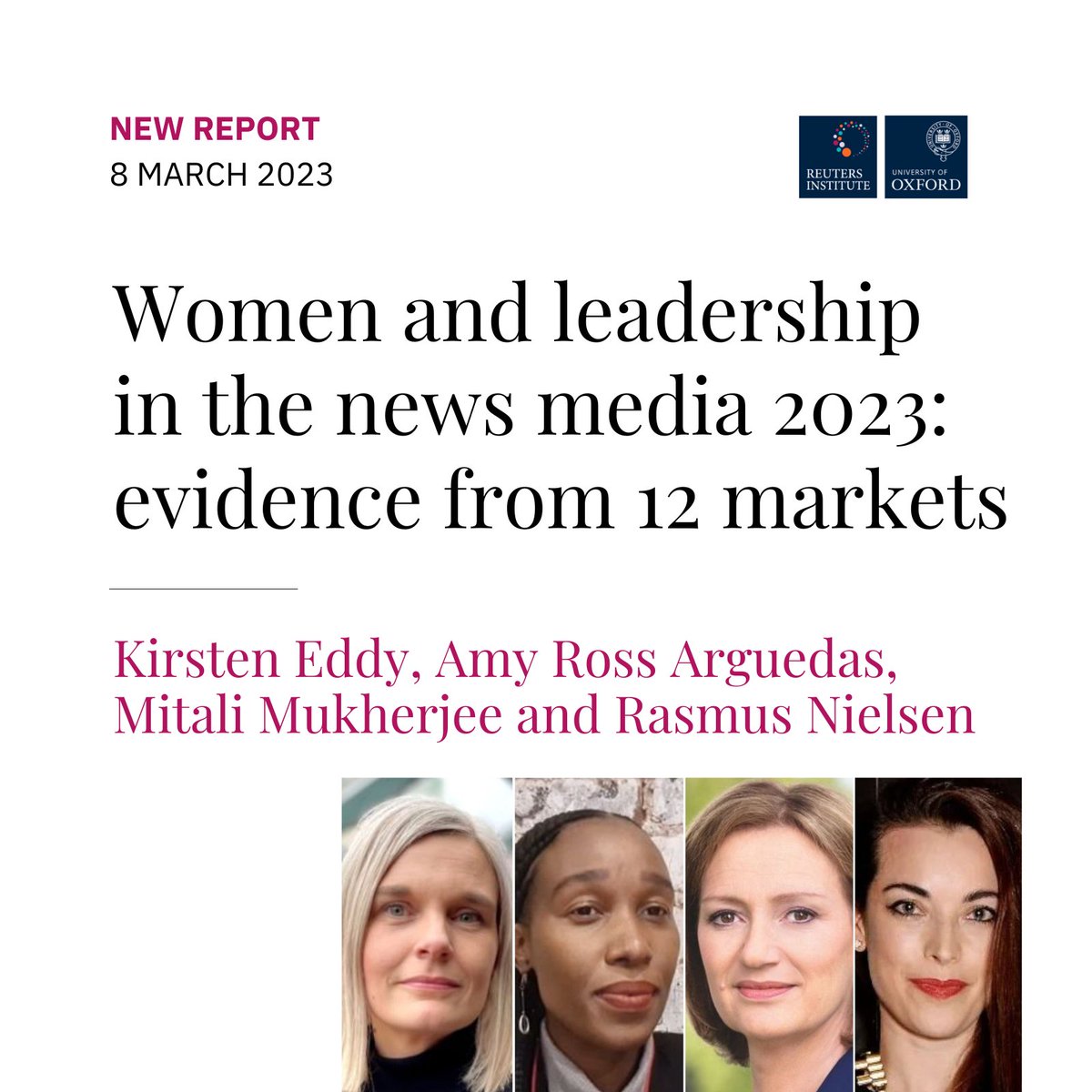 rasmus_kleis's tweet image. Only 22% of top editors across 240 major outlets in 12 markets are women

No overall trend towards greater gender equality since we started collecting data in 2020

Research led by @kirstenaeddy working w/@amyross87 @MitaliLive &amp;amp; me

Factsheet reutersinstitute.politics.ox.ac.uk/women-and-lead… #IWD2022 1/6