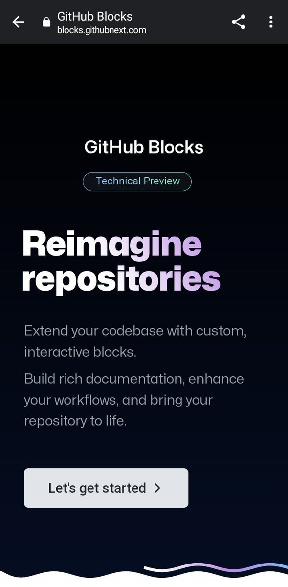 gisioraelvis's tweet image. I am in 🎉
#GitHubBlocks @GitHubNext