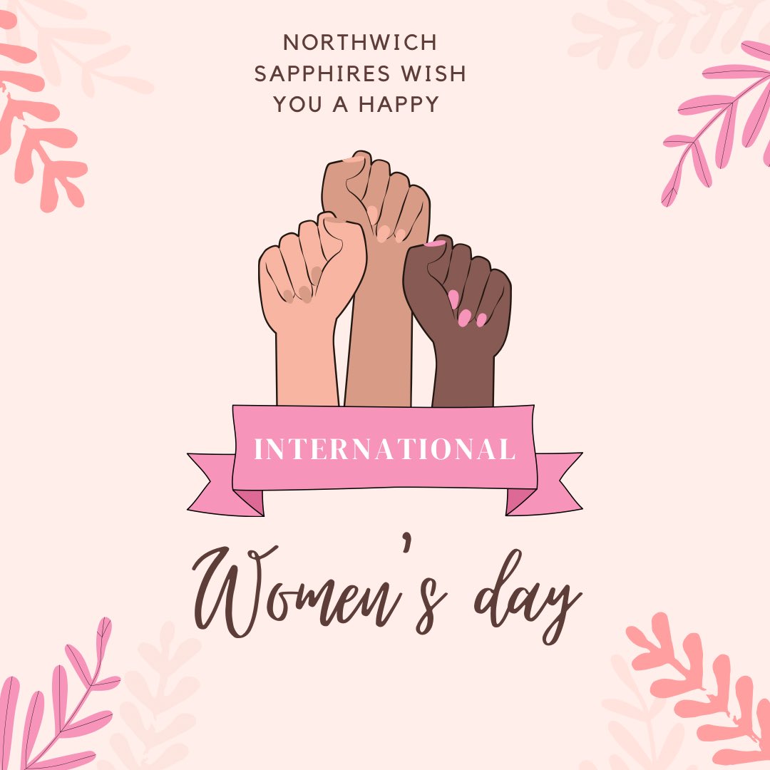 Wishing all of Sapphires a happy #InternationalWomansDay you make netball and the 🌎 a better place #northwichsapphires