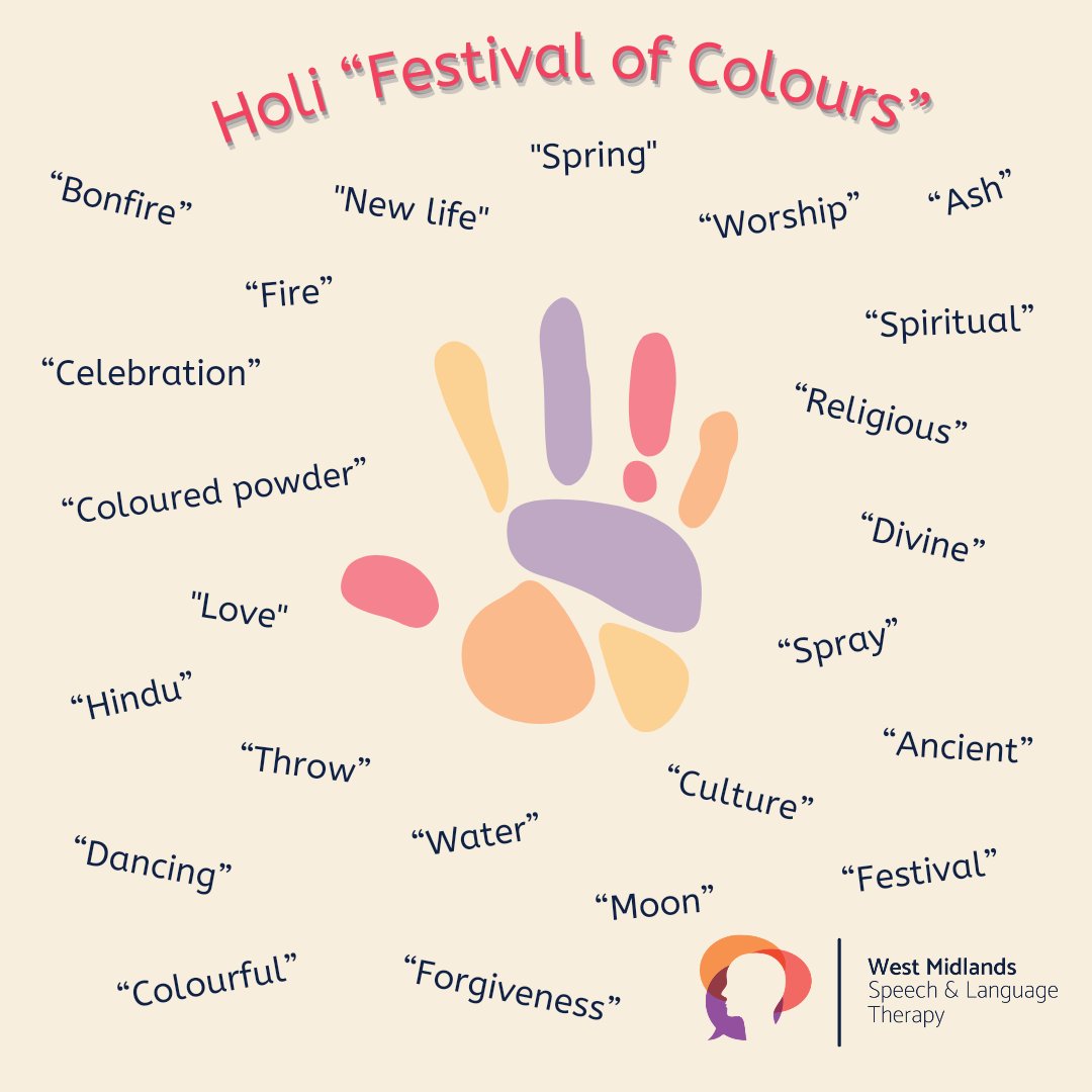 WMISLT2's tweet photo. 🌈#HappyHoli
Here is some of the language you may be modelling during the celebration of Holi. #Holi2023 #festivalofcolours #Holi
#SLCN #ModellingLanguage #SLT https://t.co/fNldkeTAem