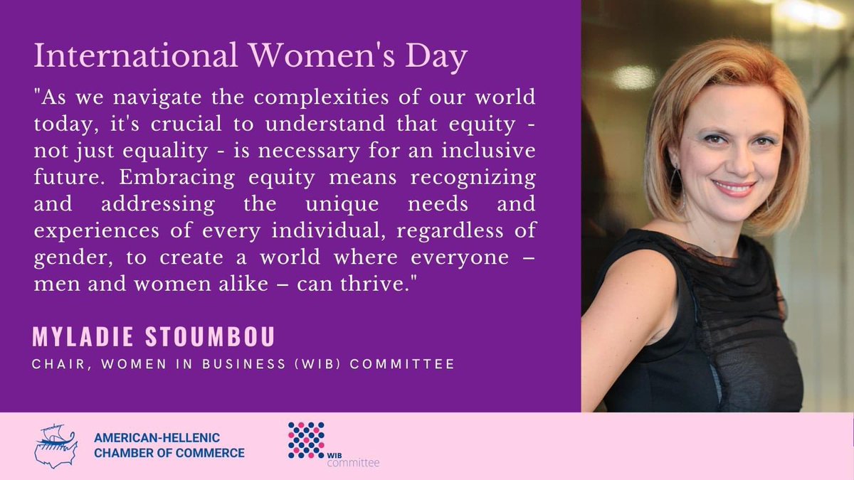AmChamGr's tweet photo. Celebrating the cultural, economic, social and political achievements of women, International Women’s Day, held annually on March 8, is an opportunity to reflect on the struggle for gender equality, reproductive rights and an end to gender-based violence.

#AmChamGR  #IWD2023 https://t.co/4ffB1qerwA