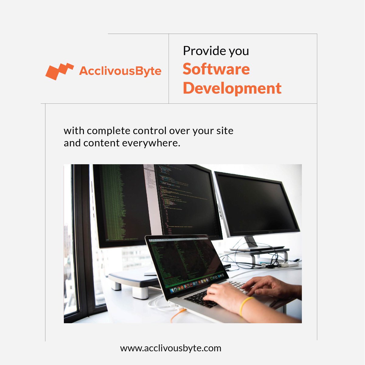 acclivousbyte's tweet image. Give you unlimited authority over your site and content all over the place.
#Softwaredevelopment #softwaredevelopmentcompany #softwaredevelopmentstructure
#acclivousbyte