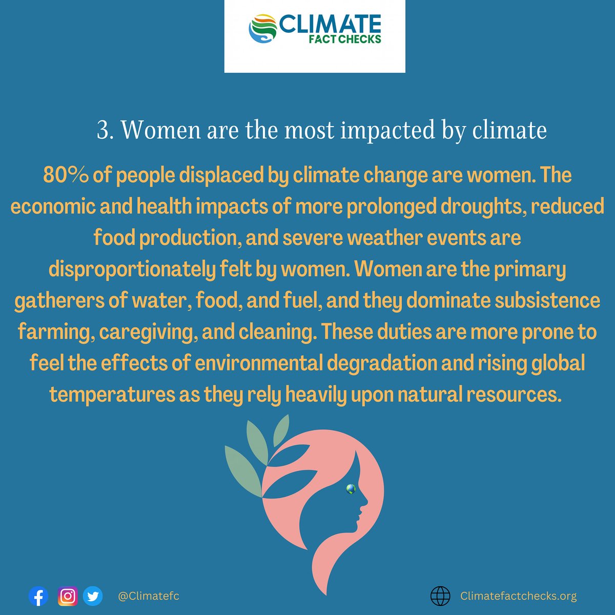 Today, on #InternationalWomensDay2023, we pay tribute to the vision, hard work, and subsequent achievements of all the women who are leading the fight against the impacts of #climatechange in their communities.  #ClimateActionNow #genderequality