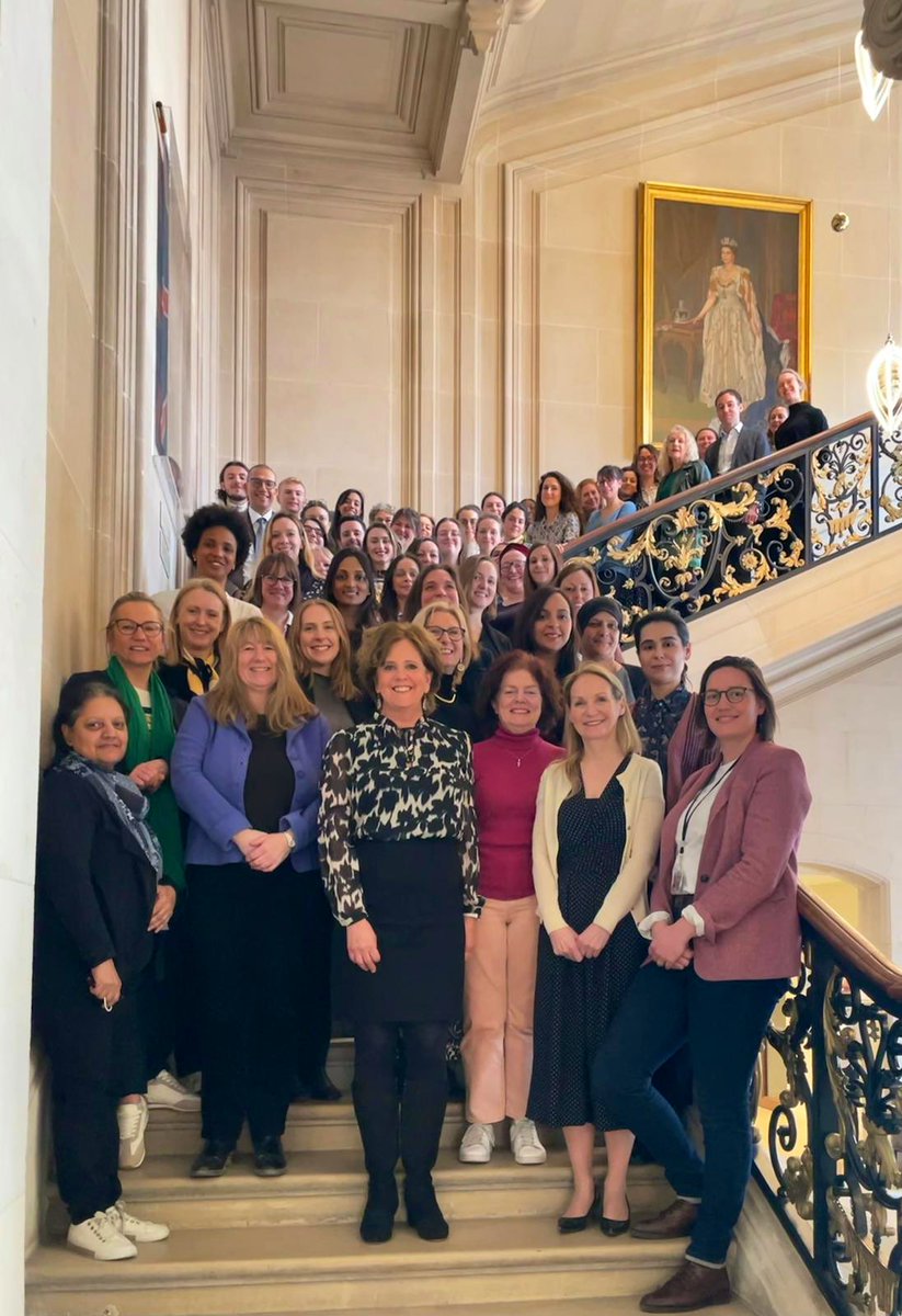 Happy International Women’s Day, from (some of) our team <a href="/UKinFrance/">UK in France</a>, stuffed full of brilliant women.

Proud to be their (first ever female) Ambassador. 

Always more to do to promote equality in all our 🇬🇧🇫🇷 workplaces. 💪💃👩‍💻

#IWD2023