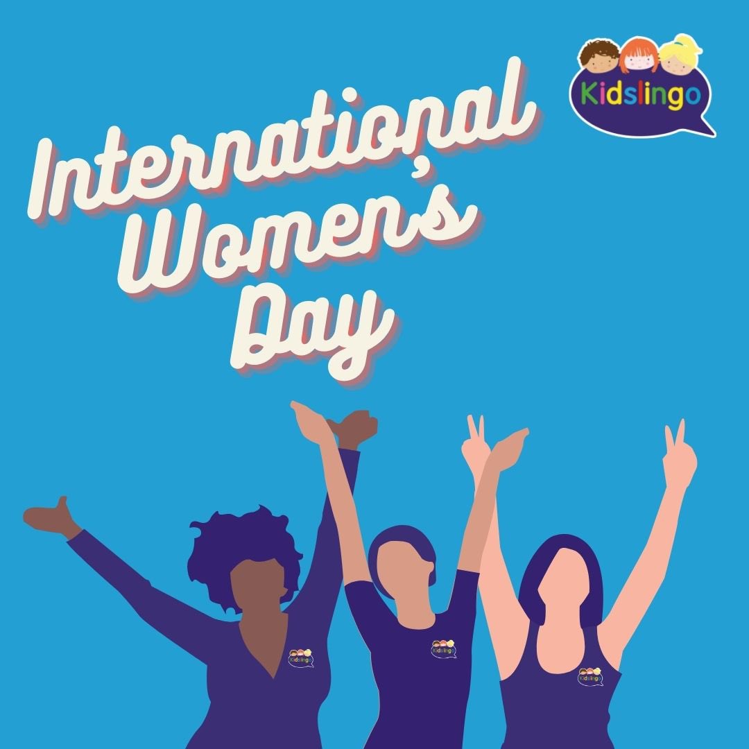 Happy International Women’s day from us all at Kidslingo #InternationalWomensDay #InternationalWomensDay2023