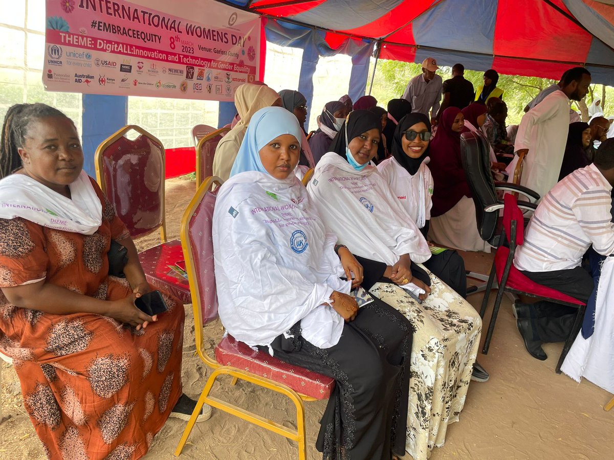 WomankindKenya's tweet photo. Happening now! #WomankindKenya joined the National Government, @GarissaGov, and CSOs in Garissa Township in celebrating #InternationalWomensDay. This day will serve as a reminder of the enormous influence women have had and will continue to have on society.  #EmbraceEquity https://t.co/OWrwP3sOOw