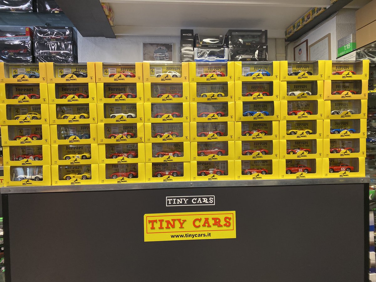 cars_tiny's tweet photo. Art Model Scala 1:43 a 20€ cad.? Solo da Tiny Cars! #tinycars #ferrari #autoart #modellismo #scala143 #kmzero #affarone #modellini #milano https://t.co/7ISKQrlXWn