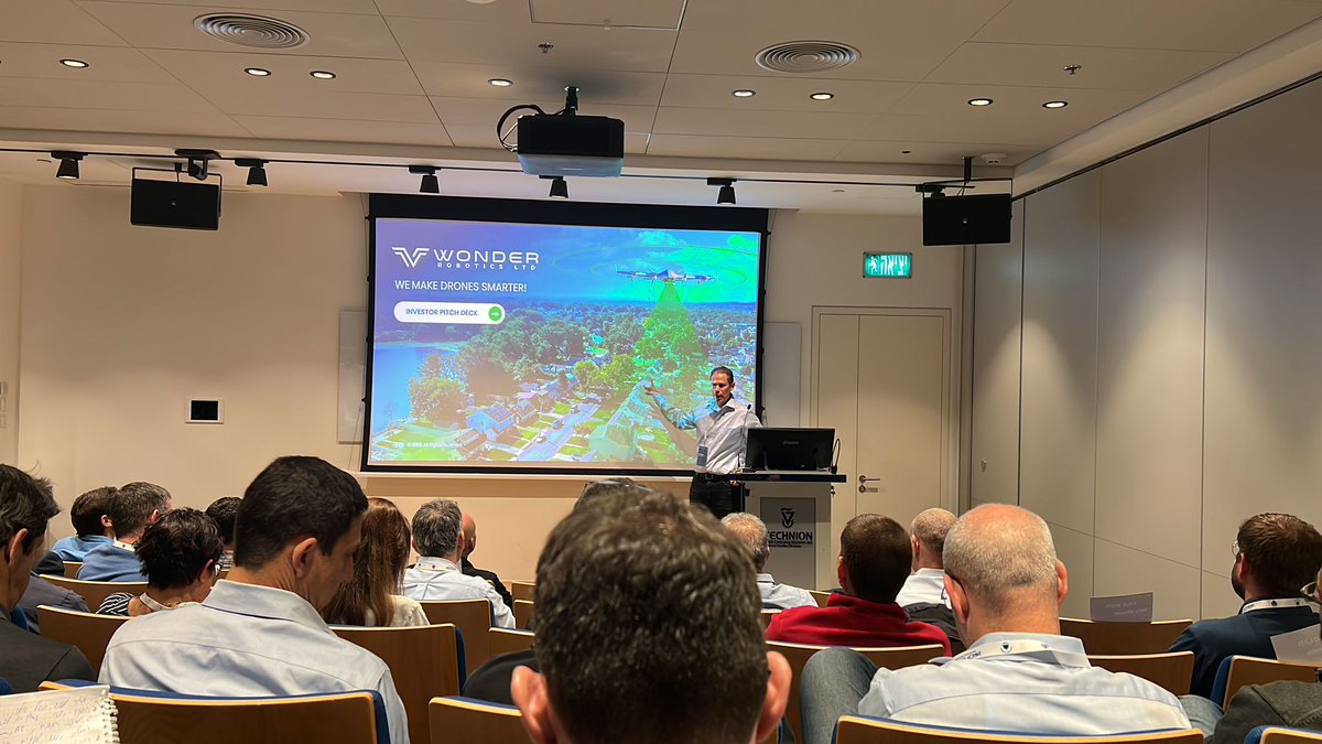 wonderrobotics's tweet image. Wonder Robotics&apos; CEO Idan Shimon had the honor to present at the visionary INNOFENSE program demo day❗ Thank you @SOSA__CO, @iHLS1, &amp;amp; the Directorate of Defense Research &amp;amp; Development in the @Israel_MOD, for arranging a fantastic event. 

#wonderland #drones #autonomous #hls