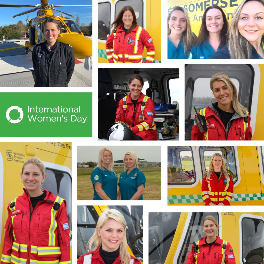 This International Women's Day, we want to take the opportunity to say how incredibly proud we are of all our female crew members and thank them all for the hard work that they do 💚🚁 

#IWD2023 #InternationalWomensDay2023 #Helimed10 #TeamDSAA #FEMinPHEM