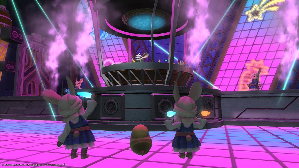 PumpkinDelite's tweet photo. The GSoR is enjoying this interesting kind of music. He's learning what raving is and wishes he had hands to throw them in the air. 

Anyone else enjoying the Loporrits and their rave-tastic quests? 

#FF14 #FFXIV #ffxivscreenshot #ffxivminion #ffxivGSoR #ffxivgreatserpentofronka https://t.co/8avVtX3YXl