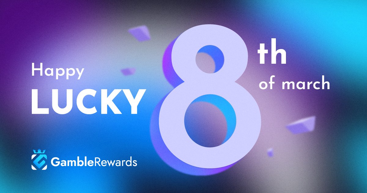 GambleRewards's tweet image. 💐 We congratulate all our lovely ladies from the GambleRewards team!
8️⃣ May the number EIGHT becomes lucky today!
#GambleRewards #womensday2023 #internationalwomensday  #luckyday