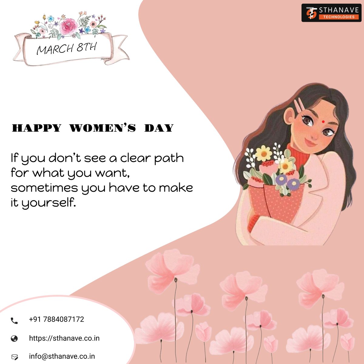 SthanaveTech's tweet image. #WomensDay2023 #womenempowerment #womenpower #HappyWomensDay2023 #8thMarch