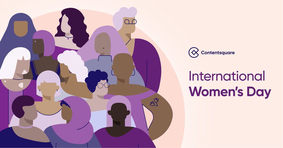 Contentsquare's tweet image. Happy #InternationalWomensDay! Throughout March, Contentsquare is celebrating and honoring the many women within our community who inspire our #CSquad every day and continue to push us to do better and achieve greatness.

#IWD #IWD2023 #EmbraceEquity #WomensHistoryMonth