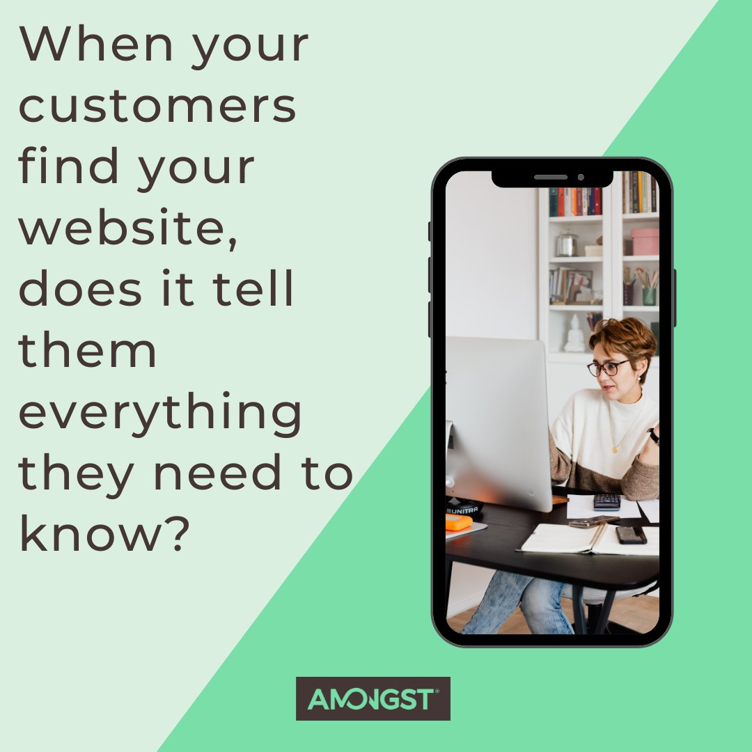 AmongstMktg's tweet photo. Have you ever landed on a website and struggled to find what you are looking for?

Or even struggled to find what it is they actually do?

Don't confuse your customers! Make sure your website explains exactly who, what, and how you supply or service customers. https://t.co/im2yh75hQD