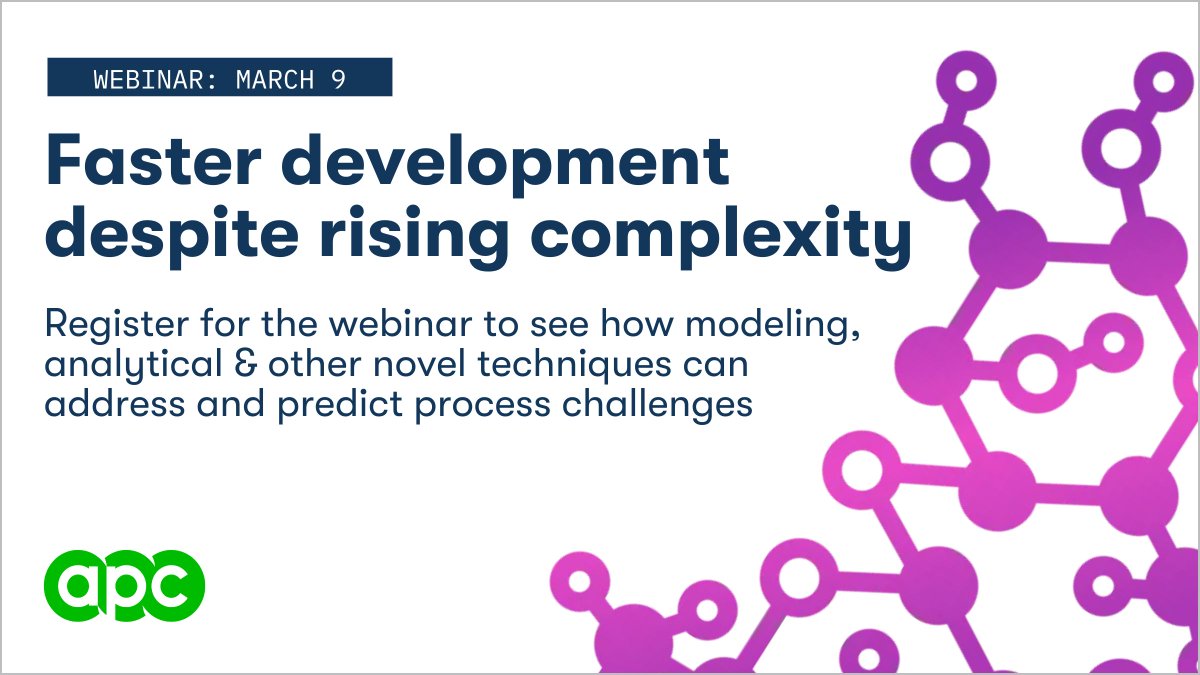 Learn the latest chemical engineering strategies to keep pace with developing molecules of increasing stereochemical complexity Register here 👉ow.ly/OZvk50N73Fh

#smallmolecule
#chembio