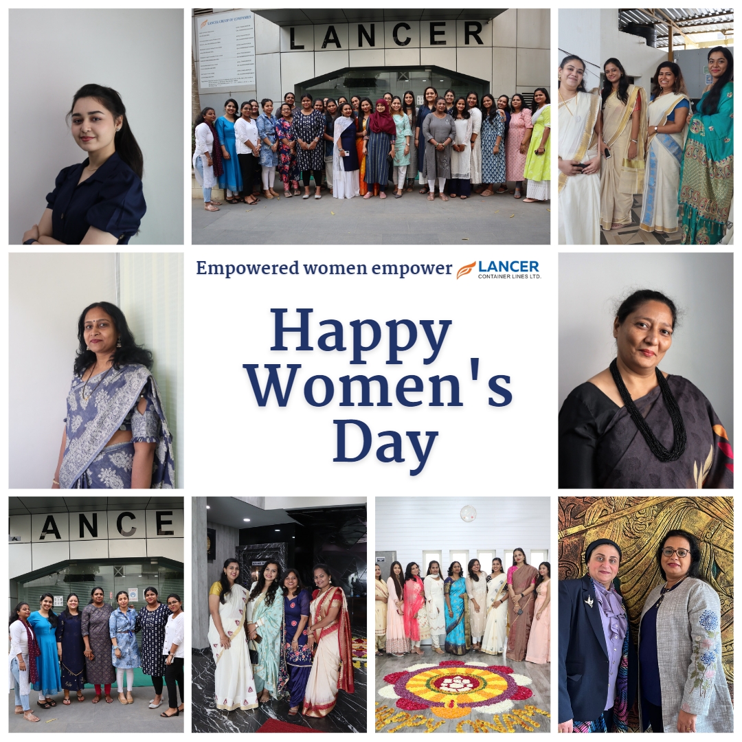 LancerContainer's tweet photo. Happy Women,s Day From Lancer Family.

#lancer #women #womensday #import
#export #womenempowerment #shipping #containerlines #reachout #liners https://t.co/rqQFWVoAbu