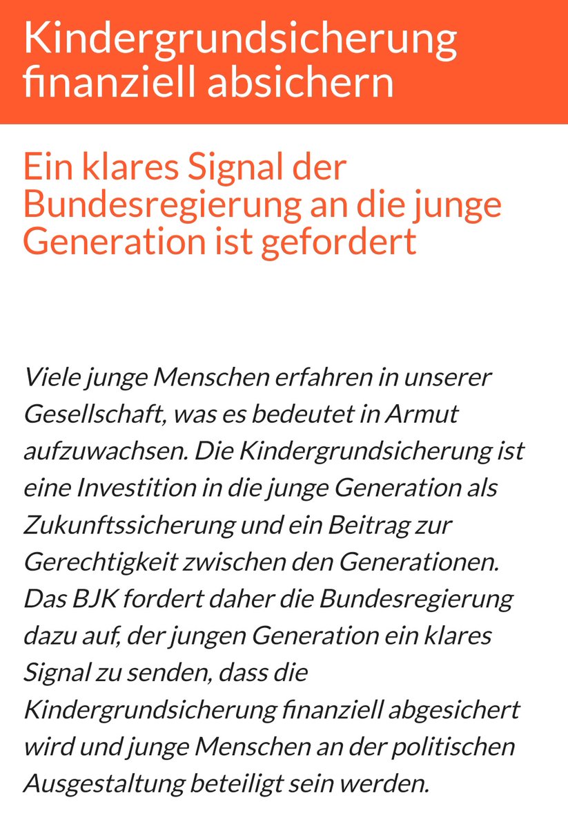 Daniela Broda (@brodaniela) on Twitter photo Mit der #Kindergrundsicherung kann die <a href="/BundesregDE/">Bundesregierung der Bundesrepublik Satire</a> JETZT die soziale Lage und #Teilhabe junger Menschen, wie im Koalitionsvertrag angekündigt, verbessern. #Bundesjugendkuratorium #bjk <a href="/BMF_Bund/">Bundesministerium der Finanzen</a> @BMFSFJ <a href="/BMBF_Bund/">Bildungsmisererepublik Deutschland - BRDigung</a> <a href="/BMAS_Bund/">Bundesministerium für Arbeit und Soziales</a> <a href="/bmj_bund/">BMJV</a> <a href="/BMWSB_Bund/">Bundesbauministerium</a> bundesjugendkuratorium.de/presse/ Mit der #Kindergrundsicherung kann die <a href="/BundesregDE/">Bundesregierung der Bundesrepublik Satire</a> JETZT die soziale Lage und #Teilhabe junger Menschen, wie im Koalitionsvertrag angekündigt, verbessern. #Bundesjugendkuratorium #bjk <a href="/BMF_Bund/">Bundesministerium der Finanzen</a> @BMFSFJ <a href="/BMBF_Bund/">Bildungsmisererepublik Deutschland - BRDigung</a> <a href="/BMAS_Bund/">Bundesministerium für Arbeit und Soziales</a> <a href="/bmj_bund/">BMJV</a> <a href="/BMWSB_Bund/">Bundesbauministerium</a> bundesjugendkuratorium.de/presse/