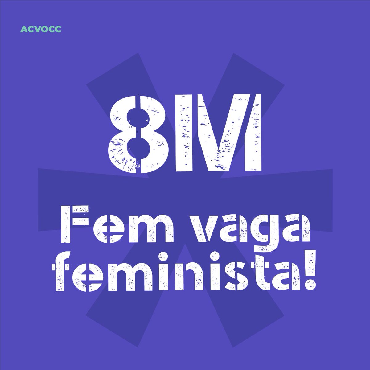 Des de l'ACVOCC ens adherim avui #8M a la vaga feminista.

Us animem a assistir a les diferents concentracions i manifestacions d'arreu del Vallès Occidental!

Seguim✊