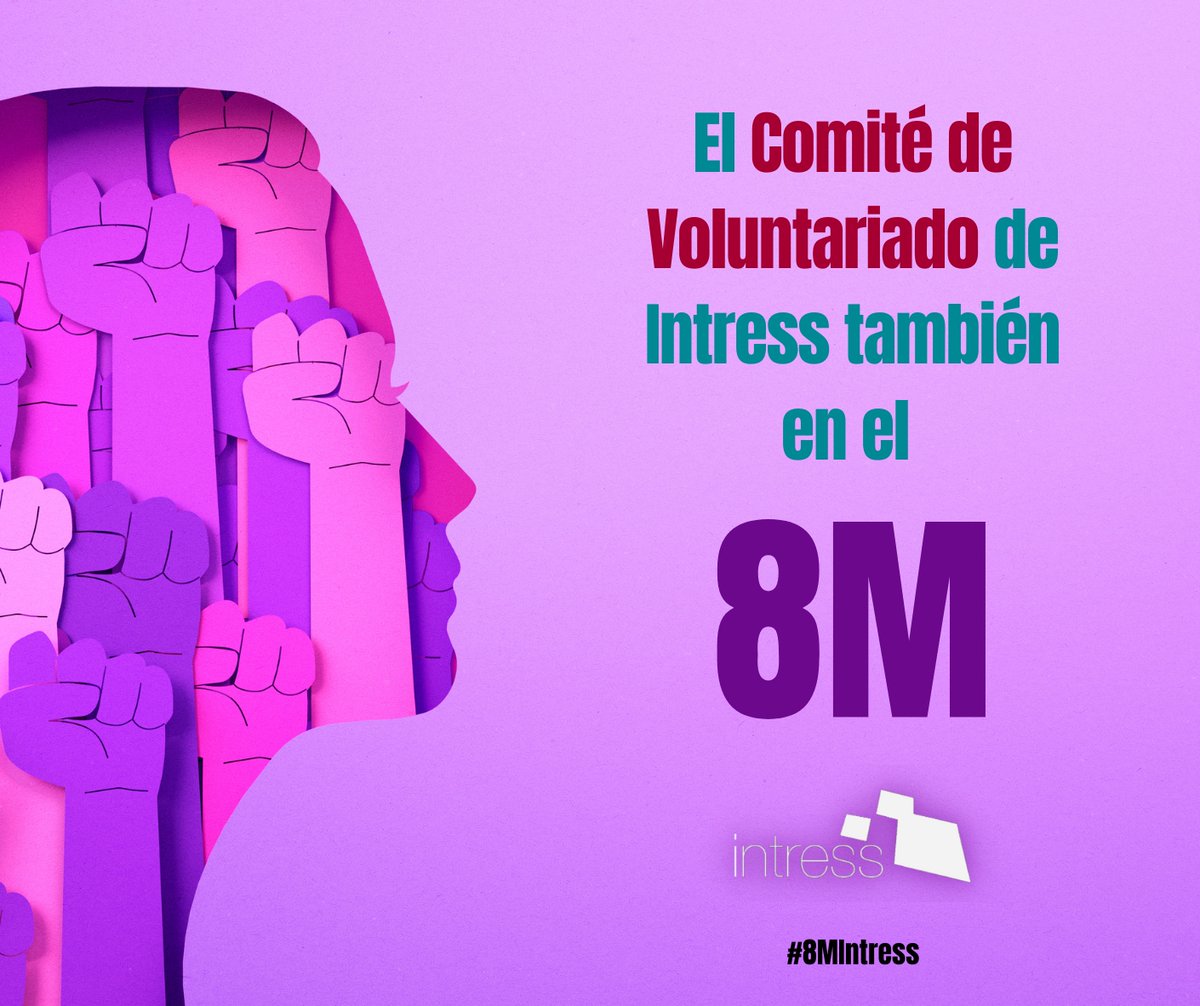 IntressOrg's tweet photo. Las más de 50 personas voluntarias de Intress contribuyen a difundir el mensaje del #8M a toda la entidad en todas las tareas que llevan a cabo.🚺
Eduardo Galeano: "Mucha gente pequeña, en lugares pequeños, haciendo cosas pequeñas... pueden cambiar el mundo."🌍
#8MIntress https://t.co/WxI4TcY104