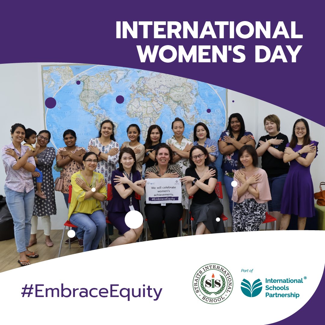 sis_penang's tweet photo. Happy International @womensday ! 

At #StraitsPenang, we're proud to support the young girls &amp; women who are breaking barriers &amp; making their voices heard. Here, every student can pursue their dreams &amp; achieve their full potential, regardless of gender.

#IWD2023 #EmbraceEquity https://t.co/bAPTEmPyX0